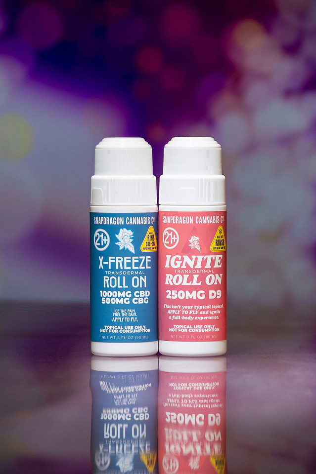 Health & Wellness THC Innovation. Product Photography for Snapdragon Cannabis Co. Chattanooga Tennessee