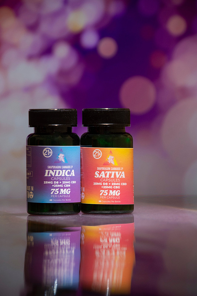 Health & Wellness THC Innovation. Product Photography for Snapdragon Cannabis Co. Chattanooga Tennessee