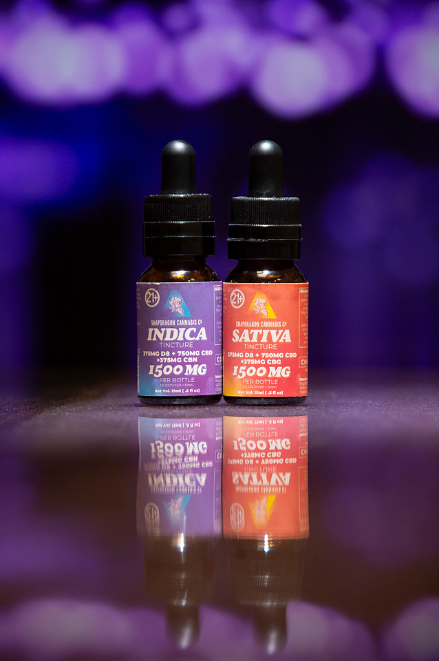 Health & Wellness THC Innovation. Product Photography for Snapdragon Cannabis Co. Chattanooga Tennessee