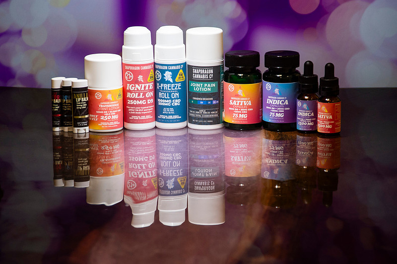 Health & Wellness THC Innovation. Product Photography for Snapdragon Cannabis Co. Chattanooga Tennessee