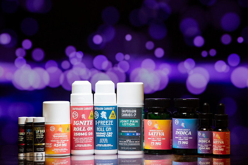 Health & Wellness THC Innovation. Product Photography for Snapdragon Cannabis Co. Chattanooga Tennessee