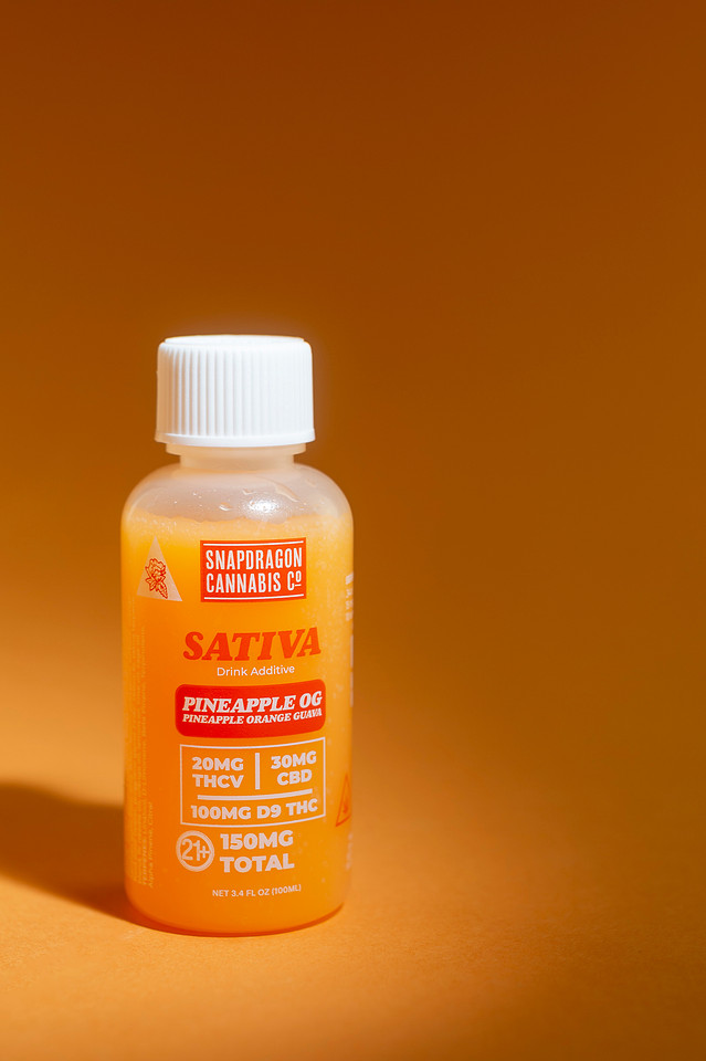Product Photography for New THC Drink Additives from Snapdragon Cannabis Co. Chattanooga Tennessee