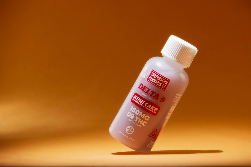Product Photography for New THC Drink Additives from Snapdragon Cannabis Co. Chattanooga Tennessee