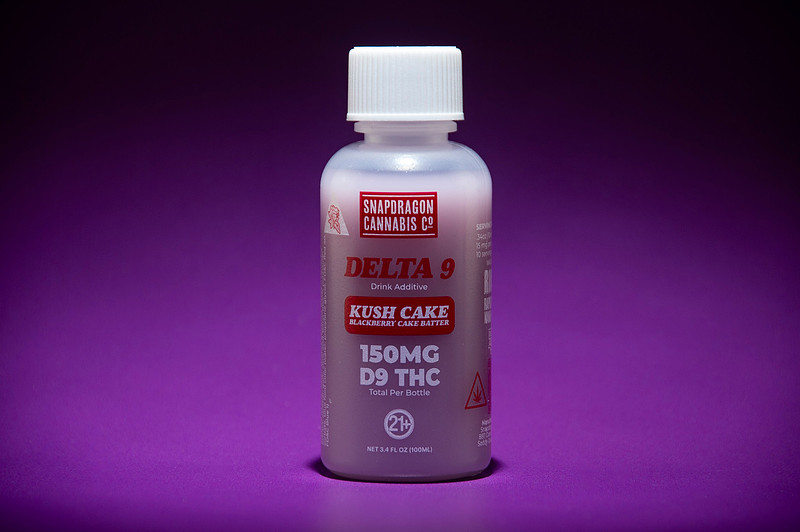 Product Photography for New THC Drink Additives from Snapdragon Cannabis Co. Chattanooga Tennessee