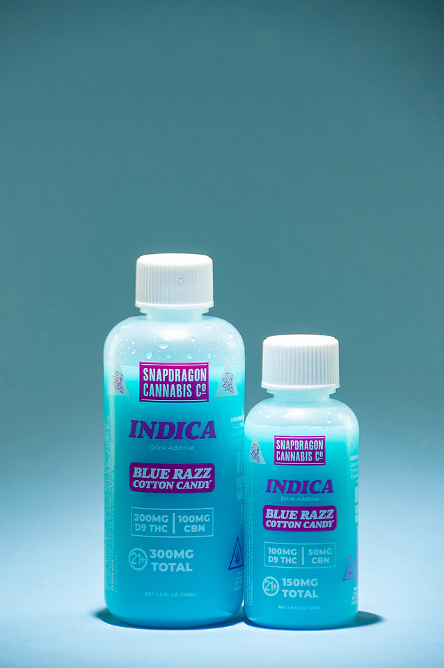 Product Photography for New THC Drink Additives from Snapdragon Cannabis Co. Chattanooga Tennessee