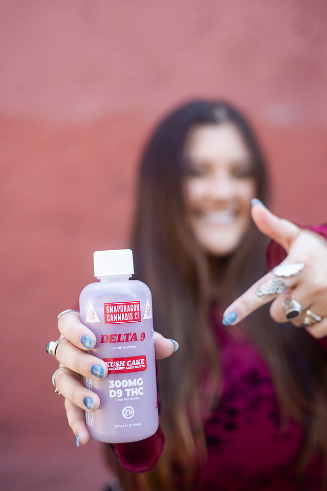 Product Photography for New THC Drink Additives from Snapdragon Cannabis Co. Chattanooga Tennessee