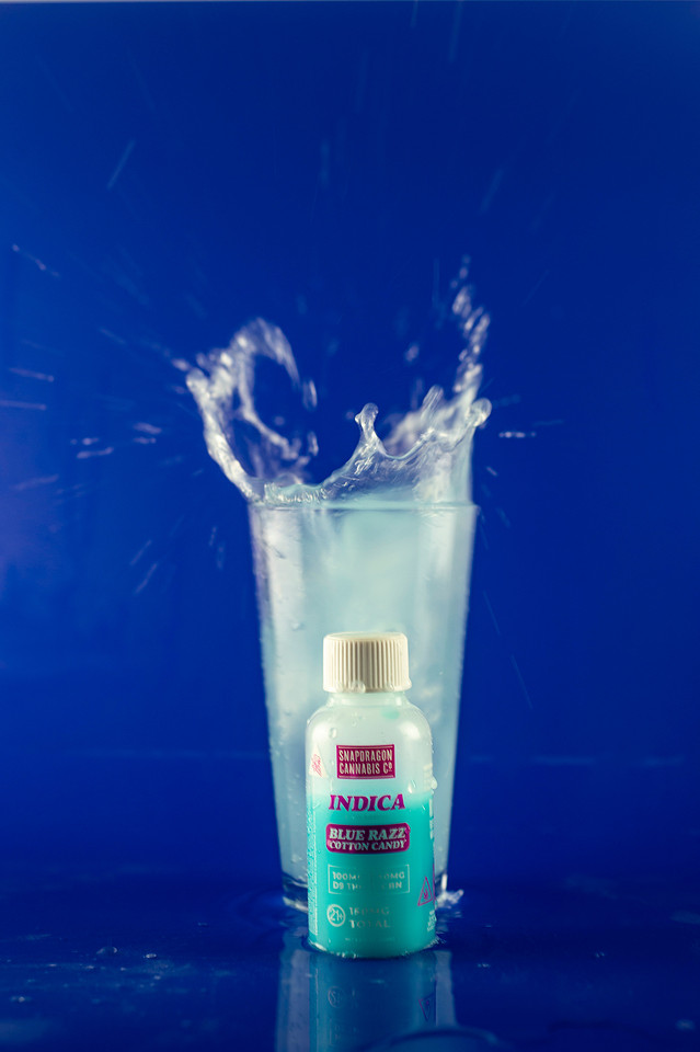 Product Photography for New THC Drink Additives from Snapdragon Cannabis Co. Chattanooga Tennessee