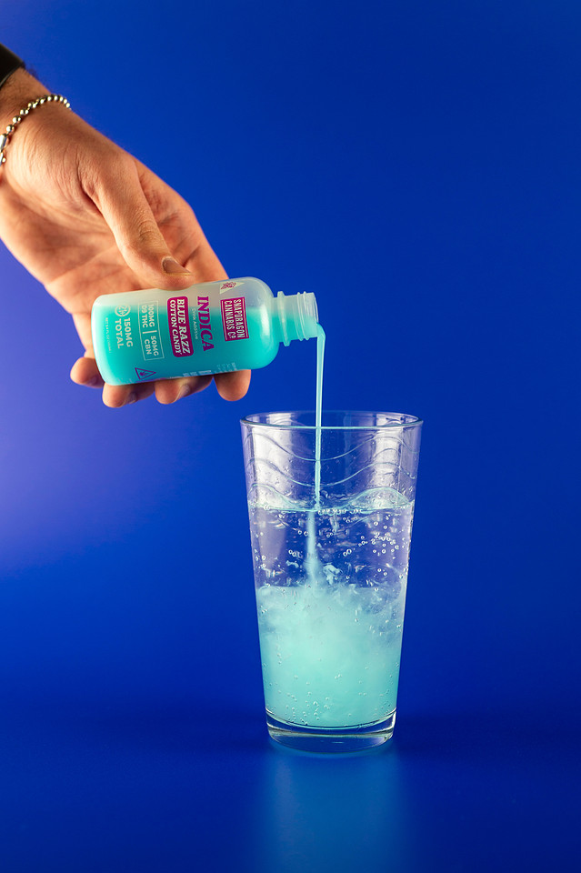 Product Photography for New THC Drink Additives from Snapdragon Cannabis Co. Chattanooga Tennessee