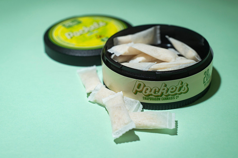 Branding Photography from Chattanooga Tennessee. Mango Lime Sativa "Pockets" from Snapdragon Cannabis Co