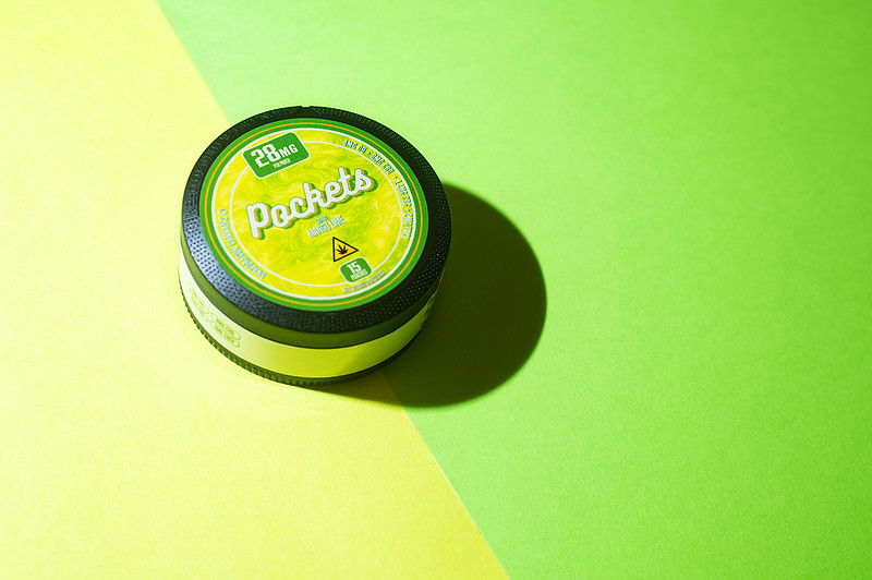 Branding Photography from Chattanooga Tennessee. Mango Lime Sativa "Pockets" from Snapdragon Cannabis Co