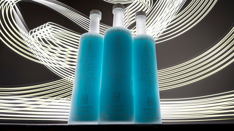 Zero Proof - Snapdragon Cannabis Spirit - Branding Photography for Snapdragon Cannabis Co. Chattanooga Tennessee 